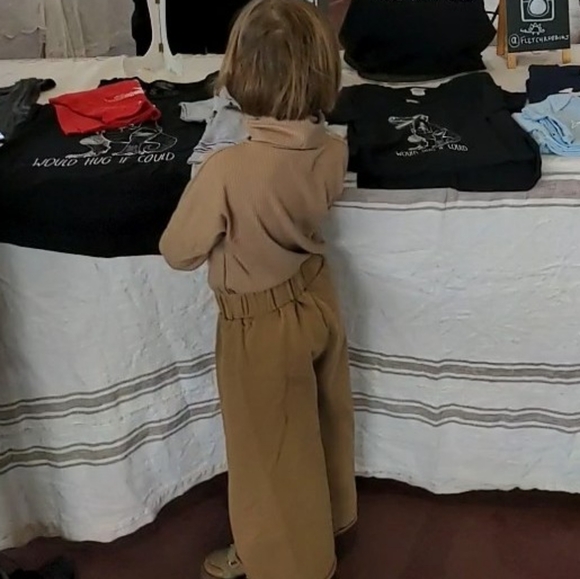 Grow-with-me turtleneck Bajoue ribbed long-sleeved top, stretchy, bamboo, winter - Picture 1 of 13